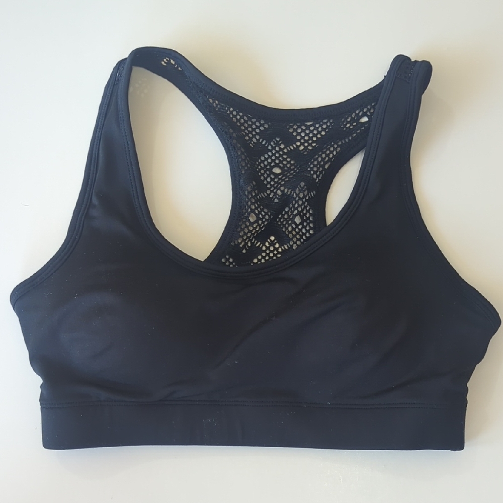 Zyia Women's Black Bomber Bra - 2 Size Small